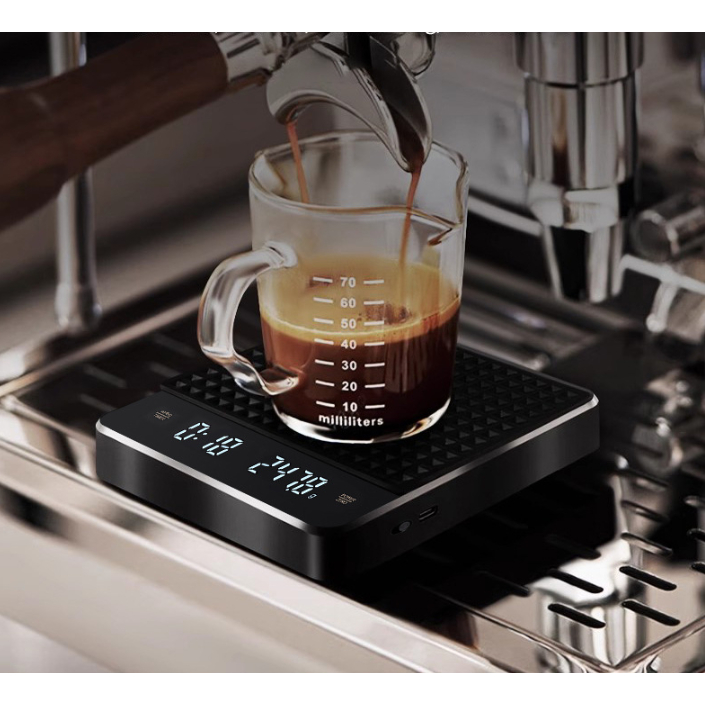 Cân điện tử thông minh CX-C05 3kg/0.1g, cân barista, cân làm bánh, màn hình lớn, đa năng