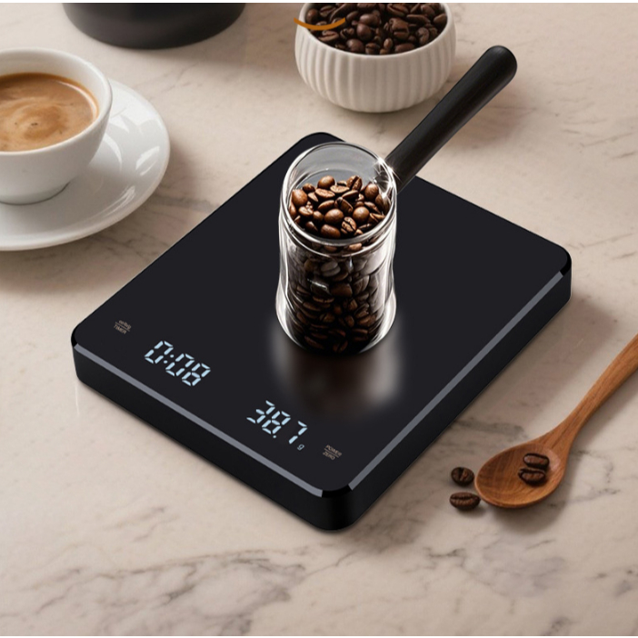 Cân điện tử thông minh CX-C05 3kg/0.1g, cân barista, cân làm bánh, màn hình lớn, đa năng
