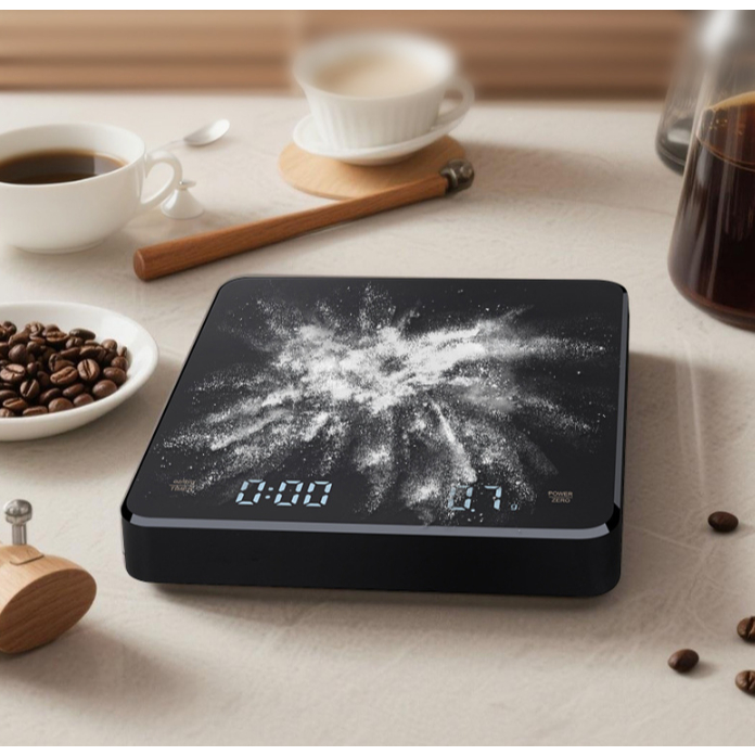 Cân điện tử thông minh CX-C05 3kg/0.1g, cân barista, cân làm bánh, màn hình lớn, đa năng