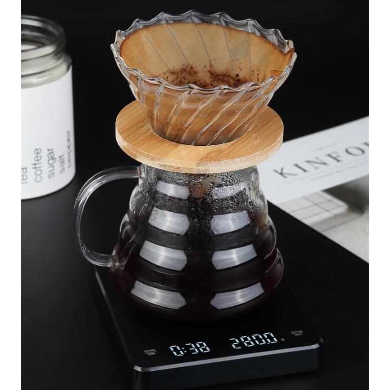 Cân điện tử thông minh CX-C05 3kg/0.1g, cân barista, cân làm bánh, màn hình lớn, đa năng