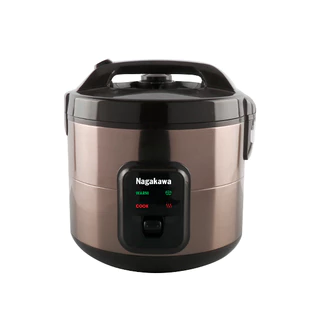 Nồi cơm điện 1.8L Nagakawa màu vàng NAG0133, đa chức năng, hàng chính hãng, bảo hành 12 tháng