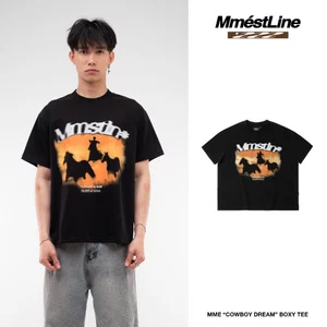 Áo thun MMESTLINE "COWBOY DREAM" form Boxy chất liệu Premium Cotton in lụa Trame