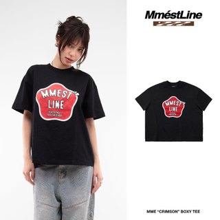 Áo thun MMESTLINE "CRIMSON" form Boxy vải Premium Cotton