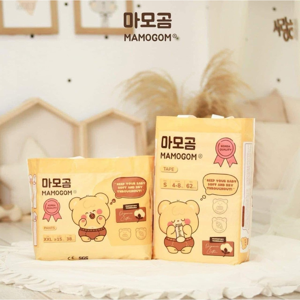 {Chính hãng} Bỉm Mamogom cho bé full size siêu thấm hút