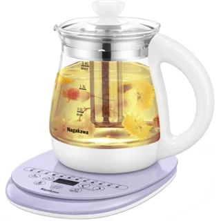 Ấm siêu tốc đa năng Nagakawa NAG0316, tích hợp 12 chức năng, điều khiển cảm ứng, bảo hành 12 tháng