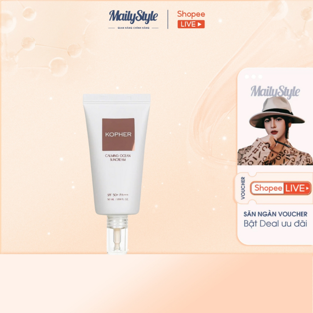 A47_Kem Chống Nắng Kopher Calming Ocean Suncream SPF 50+ PA +++ (50ml ...