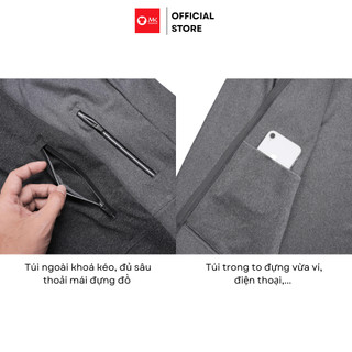 Áo khoác nam 1lớp MK Urban Jacket chống nắng có nón che gáy cổ tay xỏ ngón đi đường vải thun BIGSIZE