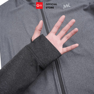 Áo khoác nam 1lớp MK Urban Jacket chống nắng có nón che gáy cổ tay xỏ ngón đi đường vải thun BIGSIZE