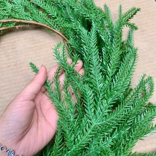 Dây thông PE mềm loại 1 cành 3 nhánh 180cm trang trí Giáng Sinh Noel mẫu mới 2025