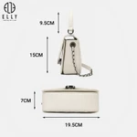 [TẶNG QUÀ TRUNG THU 599K] Túi xách nữ da thật ELLY ET129 túi cầm tay đeo vai đeo chéo cao cấp sang trọng — ảnh 4