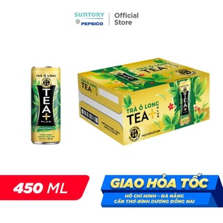 [SALE 15.7] Thùng 24 Lon Trà Ô long Tea+ (320 ml/lon)