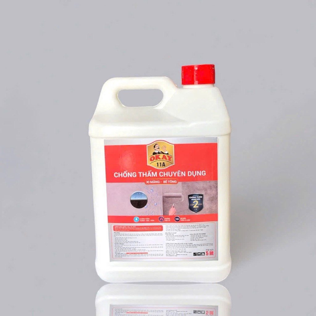 Chống thấm pha xi măng CT11A Okay cao cấp chai 1 lít
