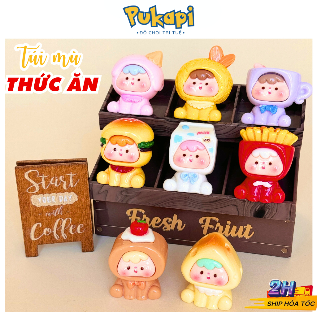 Túi Mù Thức Ăn Đồ Chơi Mini Đẹp Mắt Charm Phát Sáng Dạ Quang Túi Kẹo Cho Bé Đa Dạng Mẫu Mã - Đồ Chơi PUKAPI