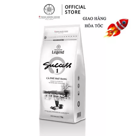 Trung Nguyên Legend - Cà phê hạt rang Success 1 - Bịch 1kg