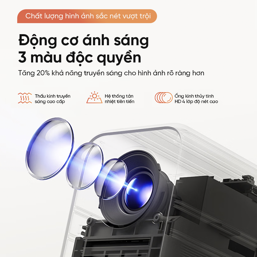 Máy Chiếu Mini EROC Magic Ultra / Magic X / Flip Plus - Full HD 1080P 4K, Tự Động Lấy Nét, Android, 200 inch, BH 12 Thán | BigBuy360 - bigbuy360.vn