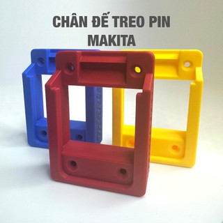 Chân Đế Treo Pin Makita 18V / 20V – Giá Đỡ Pin Dụng Cụ Cầm Tay – Nhiều Màu (Hanna Workshop)