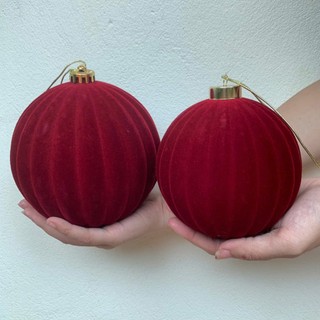Châu nhung cỡ lớn 12cm 15cm trang trí Giáng Sinh