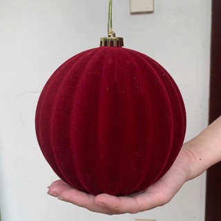 Châu nhung cỡ lớn 12cm 15cm trang trí Giáng Sinh