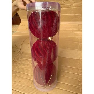 Châu nhung cỡ lớn 12cm 15cm trang trí Giáng Sinh