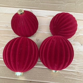 Châu nhung cỡ lớn 12cm 15cm trang trí Giáng Sinh
