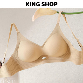 Combo 2 Áo Ngực Nữ Su Không Đường May Chống Hằn, Áo Lót Mút Dày Nâng V1 Mềm Thoáng King Shop A-1289