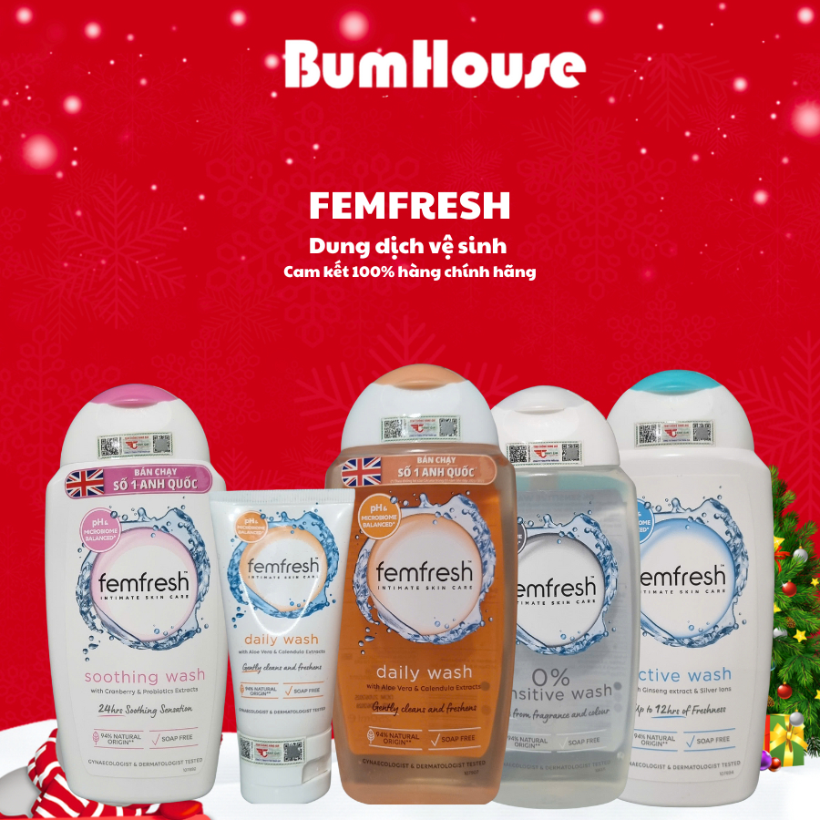 Dung dịch vệ phụ nữ Femfresh Daily Intimate Wash 50ml/250ml