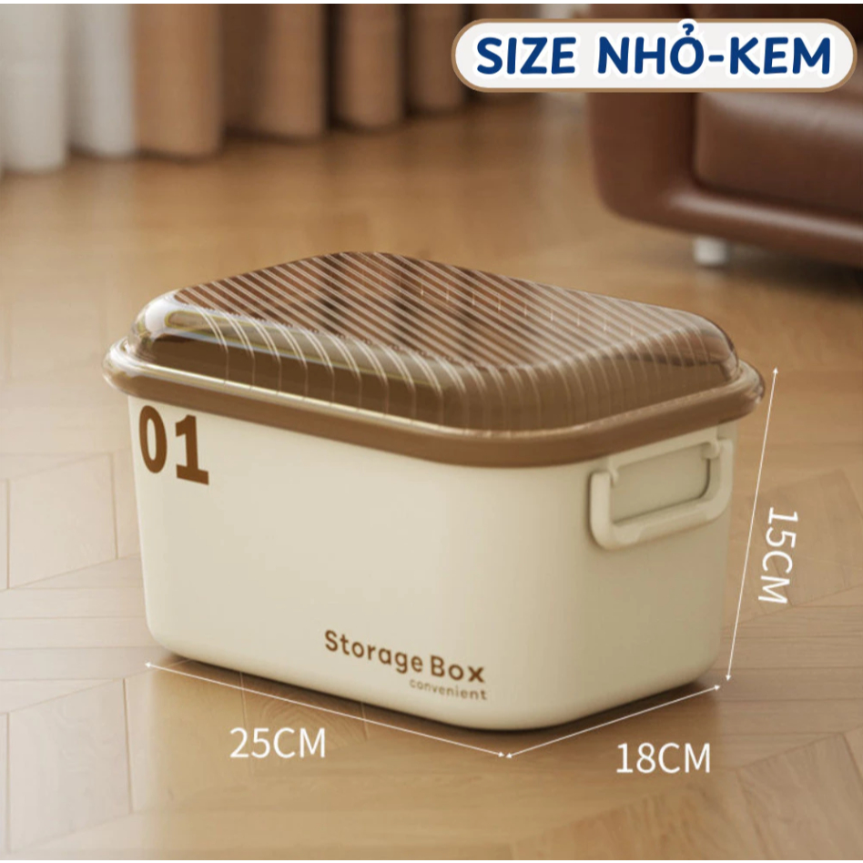 Thùng nhựa đựng đồ đa năng - Dung tích lớn, quai xách tiện lợi, chất liệu PP an toàn | BigBuy360 - bigbuy360.vn
