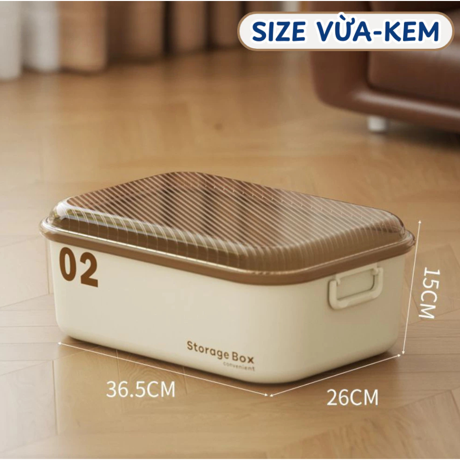 Thùng nhựa đựng đồ đa năng - Dung tích lớn, quai xách tiện lợi, chất liệu PP an toàn | BigBuy360 - bigbuy360.vn
