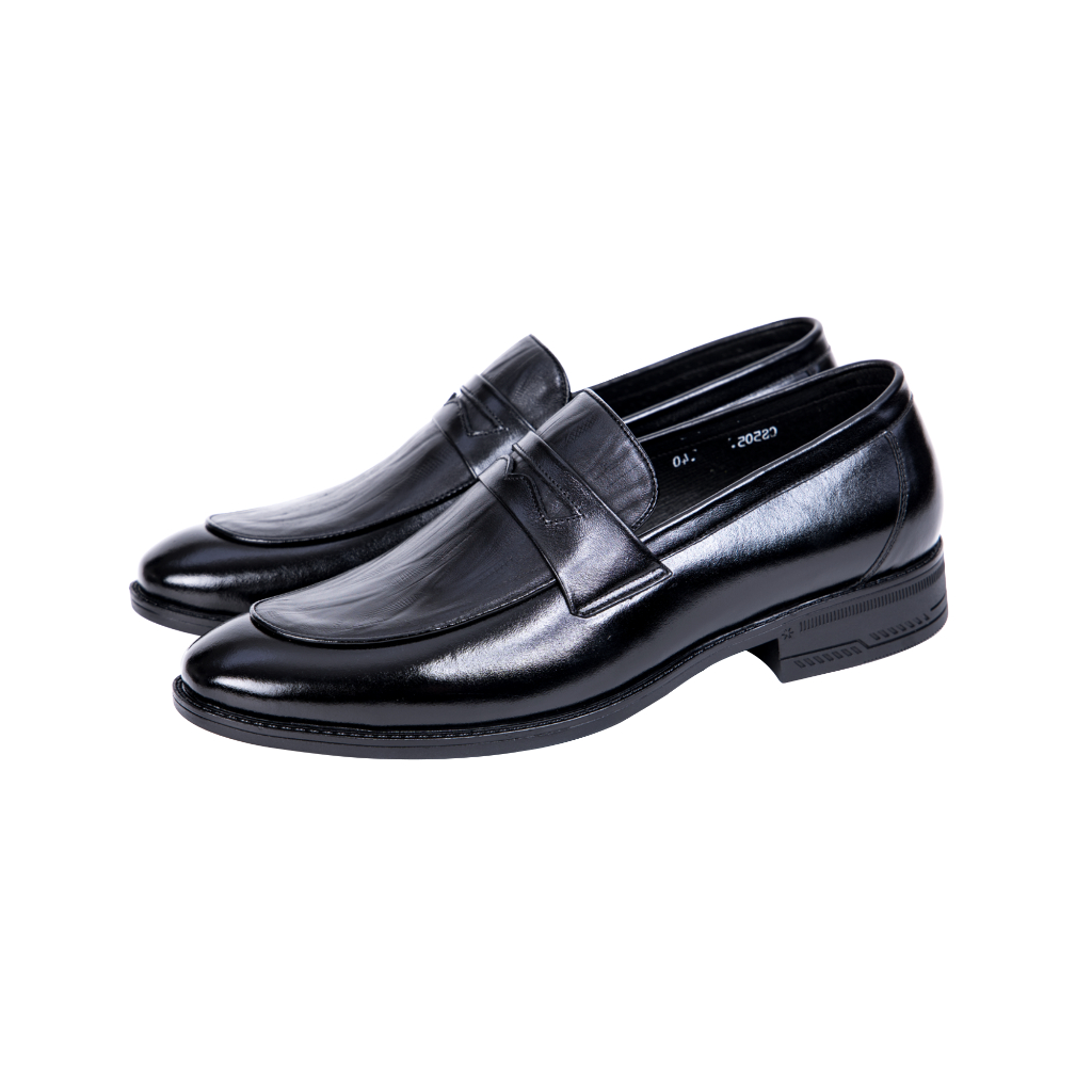 Giày công sở nam MASCULINE MCS504 - Giày da nam cao cấp, Họa tiết vân gỗ sang trọng