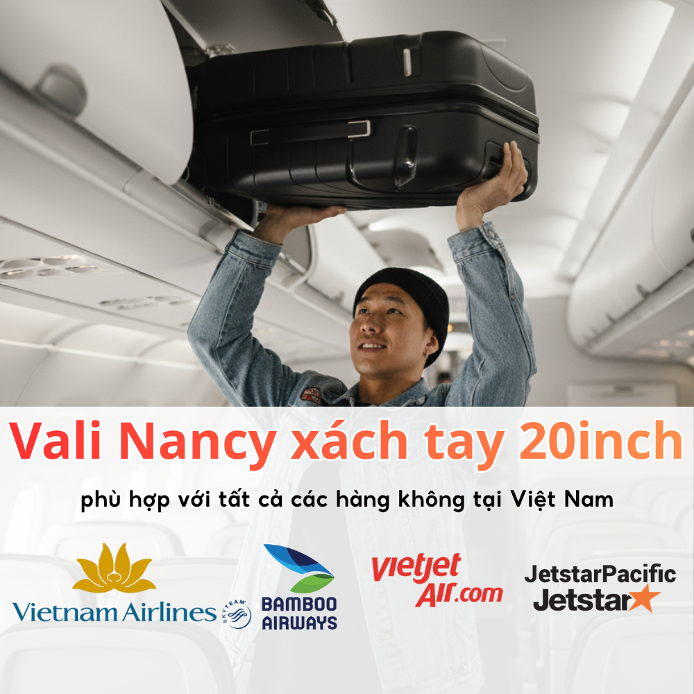 Vali Du Lịch B Bamozo Nancy Size 20/24/28 Nhựa PP Cao Cấp, Chống Vỡ Bảo Hành 5 Năm 1 ĐỔI 1 TRONG 30 NGÀY_Nancy | BigBuy360 - bigbuy360.vn