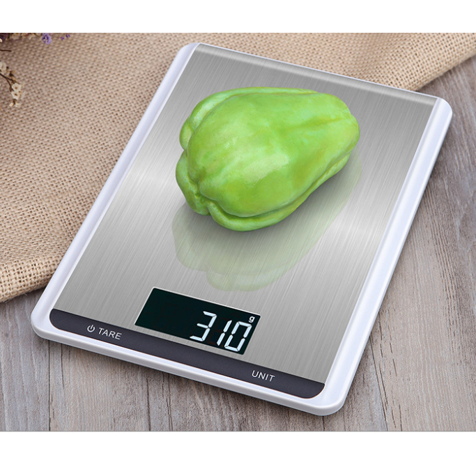 Cân nhà bếp điện tử CX-518 5kg/10kg 1g, cân điện tử đa năng, màn hình LCD lớn, đĩa thép không gỉ, đơn vị đo linh hoạt