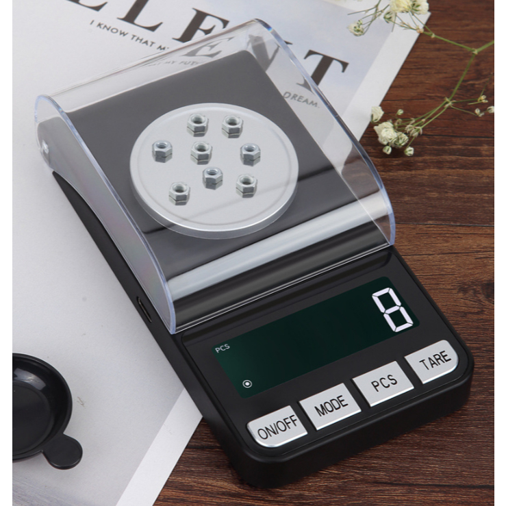 Cân trang sức CX-188A pin sạc 0.001g, cân điện tử siêu chính xác, cân vàng bạc đá quý, dược liệuCân trang sức CX-188A pi