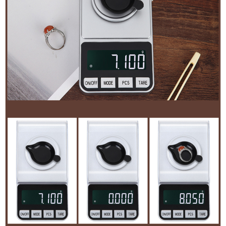 Cân trang sức CX-188A pin sạc 0.001g, cân điện tử siêu chính xác, cân vàng bạc đá quý, dược liệuCân trang sức CX-188A pi