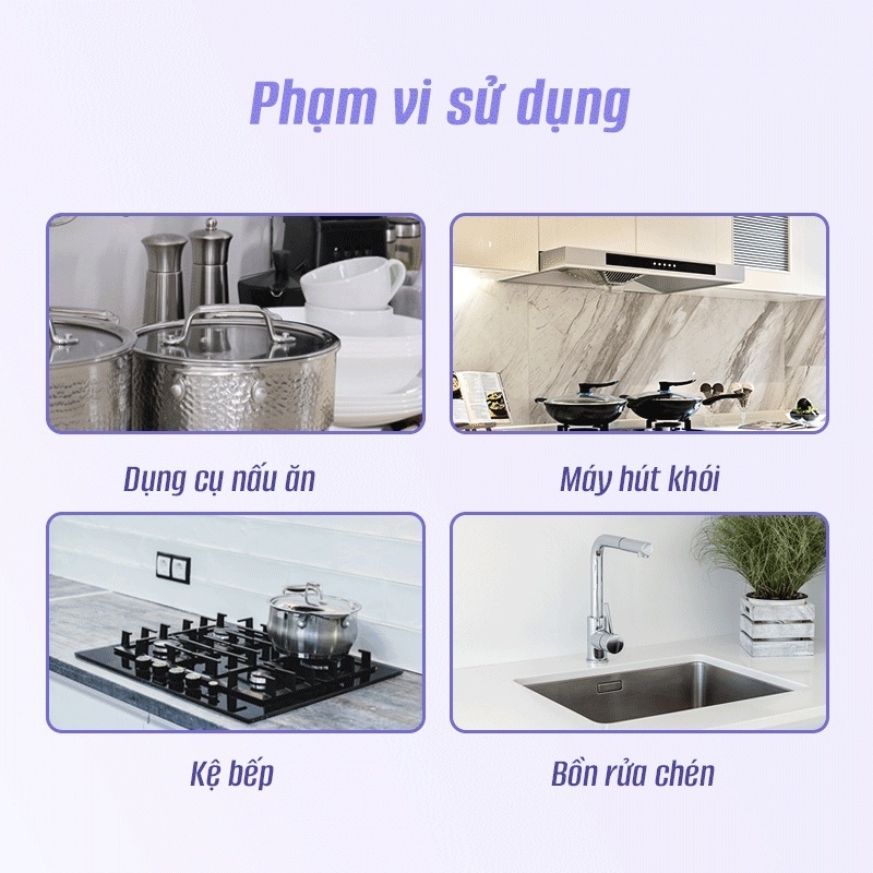 COMBO 4 Miếng bọt biển rửa chén kháng khuẩn siêu sạch  MyJae an toàn bền bỉ