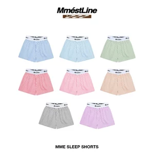 Quần ngủ MMESTLINE "SLEEP SHORT" form trên gối chất liệu kate sọc thoáng mát lưng thun