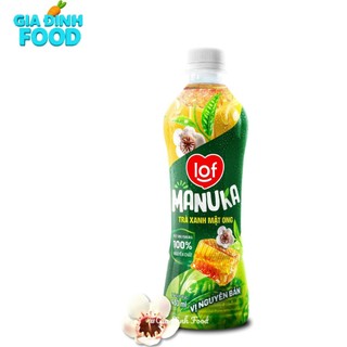 Trà xanh mật ong LOF Manuka vị nguyên bản - Chai 430ml