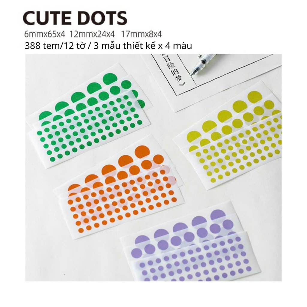 KingJet Cute Dot - Sticky Note dạng dot | Shopee Việt Nam