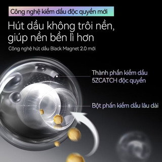 [Carslan] PHẤN PHỦ BỘT Black Magnet CARSLAN kiềm dầu màu đen chống nước chống mồ hôi che phủ bóng dầu cho mặt 8g