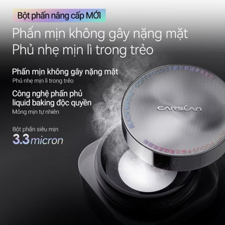 [Carslan] PHẤN PHỦ BỘT Black Magnet CARSLAN kiềm dầu màu đen chống nước chống mồ hôi che phủ bóng dầu cho mặt 8g