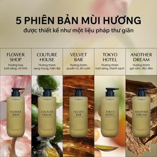 Sữa tắm nước hoa emspace 580ml hương thơm cao cấp, làm sạch dịu nhẹ, cải thiện độ đàn hồi da - emspace perfumed bodhương