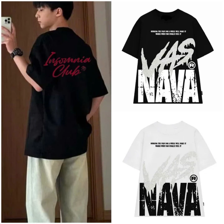 COMBO 3 ÁO NAM " CLUB ĐEN + NAVA.R ĐEN + NAVA.R TRẮNG " Áo thun nữ form rộng , cổ tròn