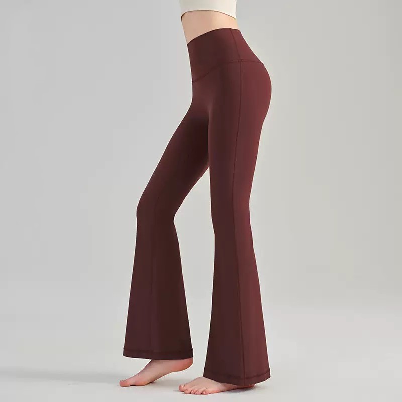 Thời trang eo cao quần yoga thể dục dài của phụ nữ cho ngoài trời