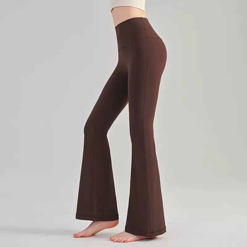 Thời trang eo cao quần yoga thể dục dài của phụ nữ cho ngoài trời