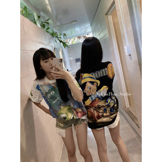 [ẢNH SHOP CHỤP] Áo Phông Cotton 100% Thái Lan Pinochio In Full 2 Mặt Xịn
