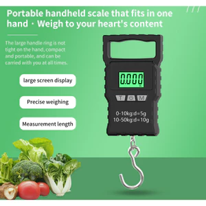 Cân hành lý cầm tay CX-A11 - Cân móc điện tử mini đa năng 50kg/10g, cân vali, cân túi xách du lịch