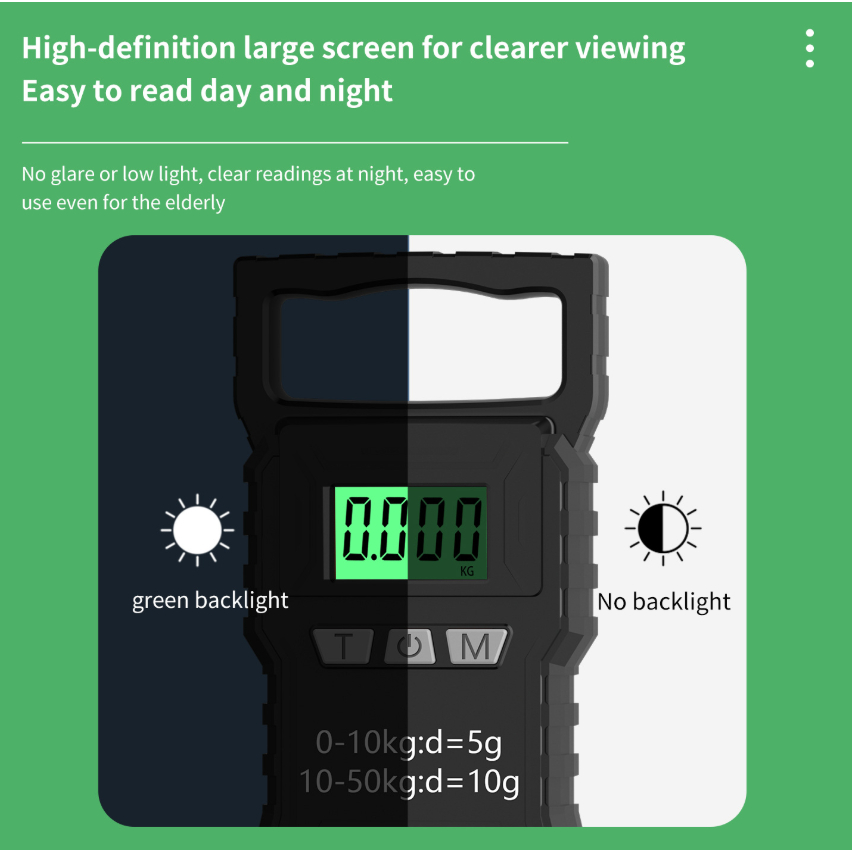 Cân hành lý cầm tay CX-A11 - Cân móc điện tử mini đa năng 50kg/10g, cân vali, cân túi xách du lịch