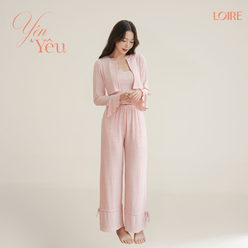 [YÊN&YÊU] Bộ Ngủ Dài Tay Loire FDMN250328 Chất Cotton Thấm Hút Thoải Mái