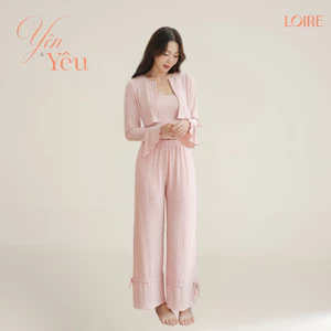 Bộ Ngủ Dài Tay Loire FDMN250328 Chất Cotton Thấm Hút Thoải Mái