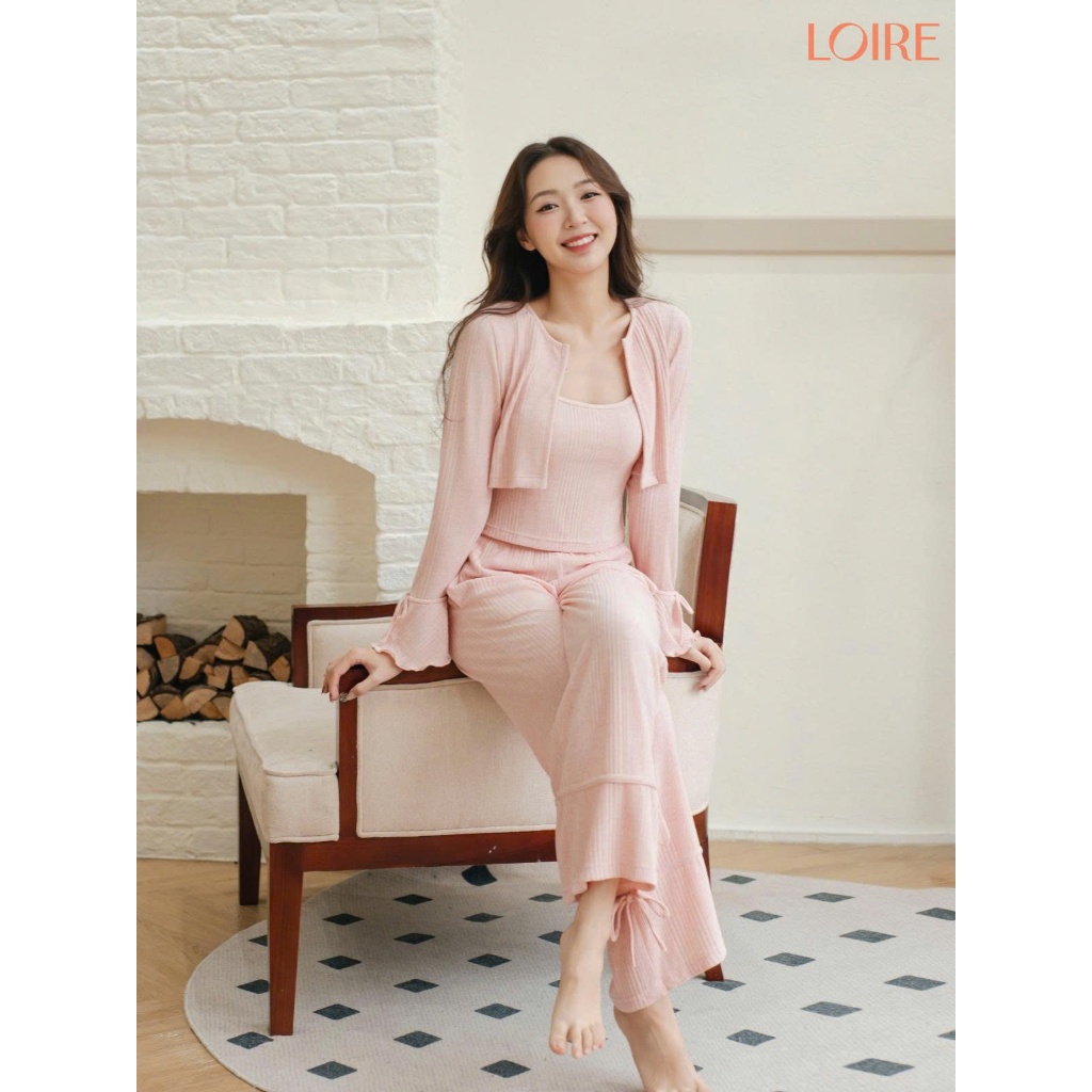 [YÊN&YÊU] Bộ Ngủ Dài Tay Loire FDMN250328 Chất Cotton Thấm Hút Thoải Mái