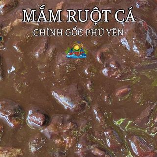 Combo 2 hũ mắm ruột chính gốc Phú Yên (mắm làm từ ruột cá ồ, cá ngừ), hũ lớn 500g x2, Mắm Dũng Ca, đặc sản miền Trung Ph